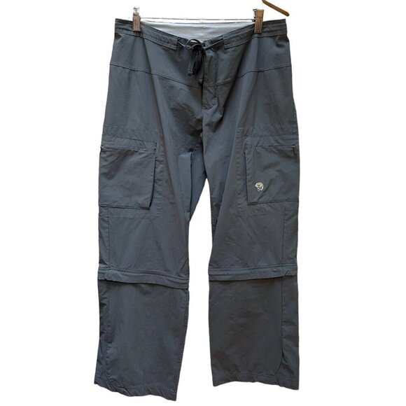 Mountain Hardware Convertible Outdoor Hiking Pants Dark Gray‎ Women's Size 8 - Picture 1 of 7